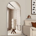 thumbnail image 4 of CONGUILIAO Arched Mirror Full Length Arch Mirror 65"x24" Floor Mirror Black Mirror Body Mirror, 4 of 9