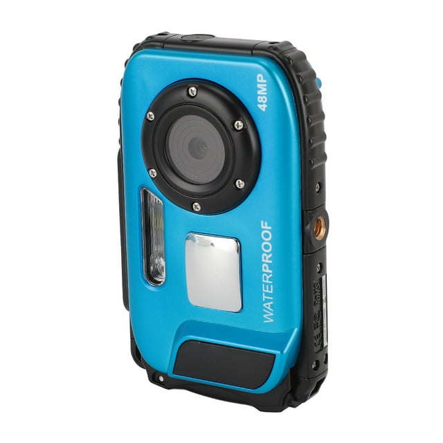 Cámara Submarina 1080p 48MP Cámara De Buceo Con Pantalla De Memoria De 32 GB De 2,4 Pulgadas Batería De 630 MAh Para Detección De Cara Selfie
