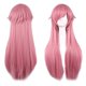 thumbnail image 1 of 80cm Long Straight Anime Wig Mirai Nikki Synthetic Pink Hair Wigs Cosplay for The Future Diary Yuno Gasai, 1 of 4