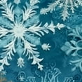thumbnail image 6 of BANET Winter Snowflakes Round Fitted Tablecloth with Elastic Edge, White Snowflakes Table Cover Waterproof Wipeable Table Cloths for Round Tables, Ideal for Patio, Fits Round Tables 54"-58, 6 of 8