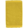 thumbnail image 6 of Elegani Premium Sports Towel Fringed Velour Soft Cotton 11 x 18 Yellow, 6 of 6