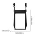 thumbnail image 2 of Teléfono Gran Bolsa de bolsa impermeable IPX8 Flotante seco transparente con Lanyard Black, 2 of 9