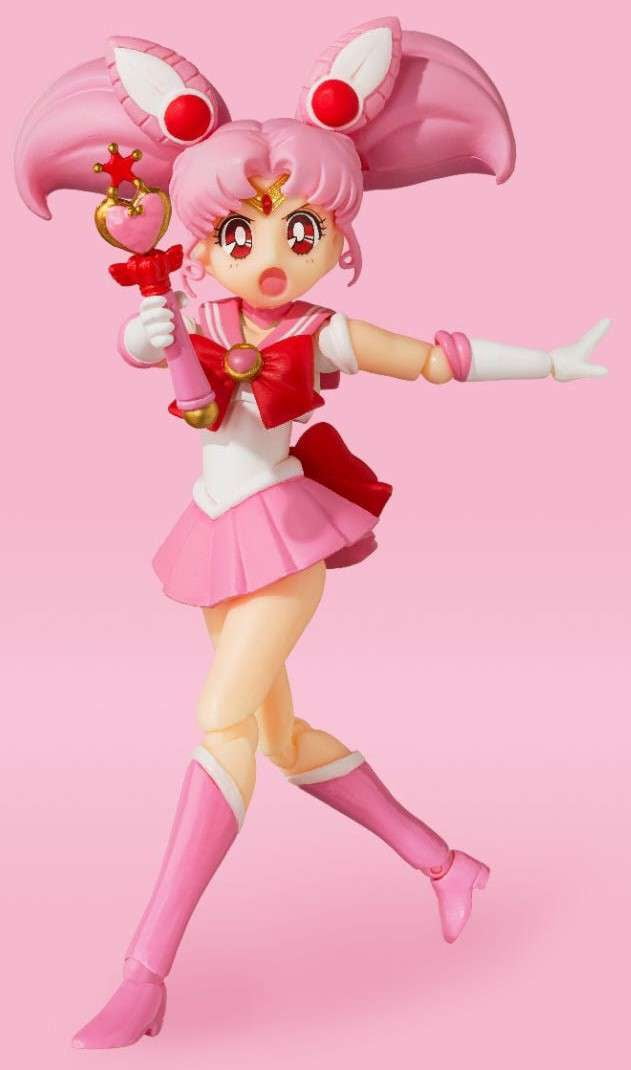 Bandai Sailor Moon S.H.Figuarts Sailor Chibi Moon Animation Color Edition Action Figure