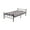 Black, variant on BK Furniture Austin Steel Twin Furniture Bedroom Kid Bed Frame, White