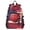 Basketball and American flag, variant on 14" Laptop Backpack Waterproof Airline Approved Stylish Casual Daypack for Travel Business College Work, Pumpkins Surround Cute Witch