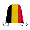 thumbnail image 2 of Mochila con cordón y bandera para partidos de fútbol | Mochila deportiva de nailon con cordón y estampado del equipo | Mochila de viaje ligera para aficionados al fútbol y uso diario., 2 of 6
