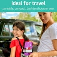 thumbnail image 3 of mifold Comfort Grab-and-Go Portable Backless Car Booster Seat, Slate Gray, 3 of 6