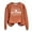 Beige, variant on Gunia Women Halloween Sweatshirt Jesus Fashion Long Sleeved Round Neck Sweater Fashion Graphic Pullover Tops Fall Trendy Clothes Beige S-2Xl