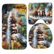 thumbnail image 1 of Juego de alfombras de baño ABPHQTO de 3 piezas Alfombra de baño Alfombra de contorno y tapa de inodoro Cont-CHAPPLE-22122, 1 of 2
