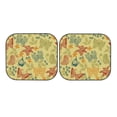 thumbnail image 7 of Xecao Floral with Butterflies for Foldable Car Sun Shades (2-Pack) offer sun protection with an easy-fold design for convenient windshield shading., 7 of 7