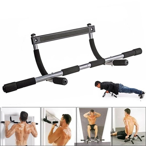 BOLANA Door Mounted Fitness Power Bar Gym Total Upper Body Workout Bar Push Up Stand