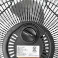 thumbnail image 6 of Mainstays 9" 3-Speed High Velocity Wall Mountable Black New Floor Fan, 6 of 9