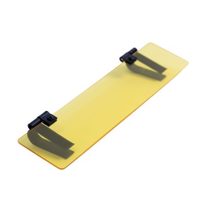 visor night glare vision guard driving extender headlight yellow