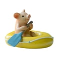 thumbnail image 4 of Estatua de cerdo en miniatura para jardín, estatuilla de cerdo en miniatura, decoración del hogar, decoración de jardinería, estatuilla de Animal para kayak, 4 of 8