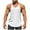 A-White, variant on Wyobmus Men's Cotton Tank Tops High Stretch Lightweight Quick Dry Sport Shirt Solid Round Neck Sleeveless Workout Gym Tankshirt A-Olive Green