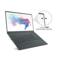 thumbnail image 2 of MSI PS63 Modern-085 15.6" LCD Notebook - Intel Core i7 (8th Gen) i7-8565U 1.80 GHz - 16 GB DDR4 SDRAM - 512 GB SSD - Windows 10 Pro - 1920 x 1080, 2 of 6