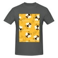 thumbnail image 4 of Bingfone Cute Bee Butterfly Yelllow Men'S Loose Fit Short-Sleeve Pocket T-Shirt, 4 of 7