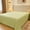 Green, variant on Cooling Double Layer Gauze Fitted Sheet Soft Breathable Waterproof Wrinkle Resistant Summer Bed Sheet for Dorm Bedroom Home All Season