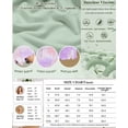 thumbnail image 5 of Avidlove Bamboo Viscose Nightgowns for Women Ruffled Short Sleeve Sleepshirts Tie Dye Pajamas Dress with Chest Pocekts S-3XL, 5 of 6