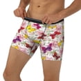 thumbnail image 3 of Salouo Butterflies and Vintage Pattern Men's Boxer Briefs, Soft & Breathable Underwear Elastic Waistband Briefs for Men,1-Pack, 3 of 7