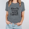 thumbnail image 4 of Valentines Day Gifts T-shirt à Manches Courtes Imprimé à Col Rond pour Femme, 4 of 8