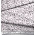 thumbnail image 2 of Soimoi Cotton Voile Fabric Garlic Small Printed Fabric 1 Yard 56 Inch Wide, 2 of 3