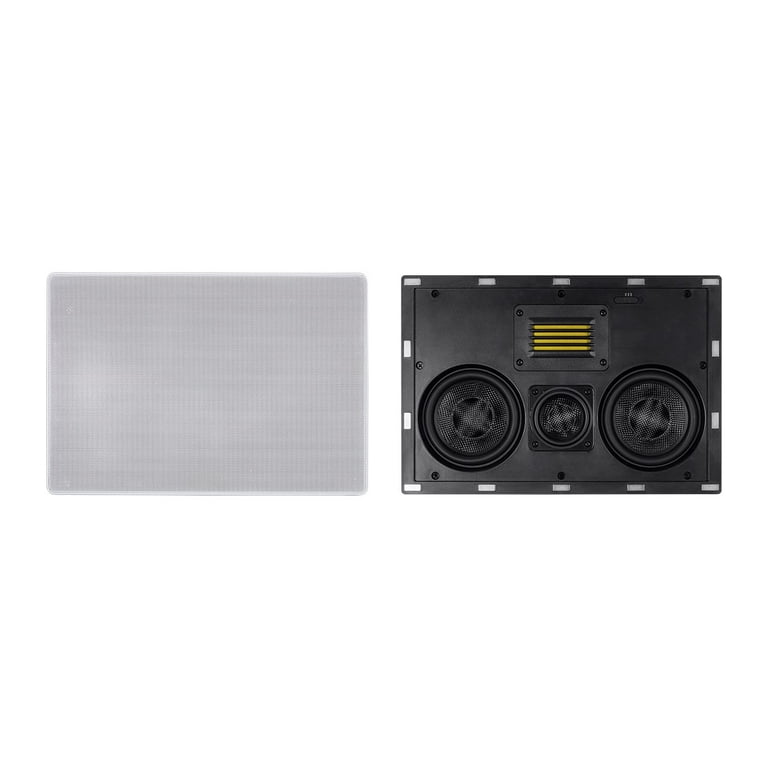Monoprice 3-Way Carbon Fiber In-Wall Speaker Center Channel Monoprice 3-Way Carbon Fiber In-Wall Speaker Center Channel