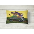 thumbnail image 2 of Corgi Express Canvas Fabric Decorative Pillow, 2 of 3