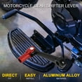 thumbnail image 2 of Motorcycle Shift Pedal Aluminum Alloy Folding | Gear Shifter Shift Lever Black Red 1 Pcs, 2 of 6