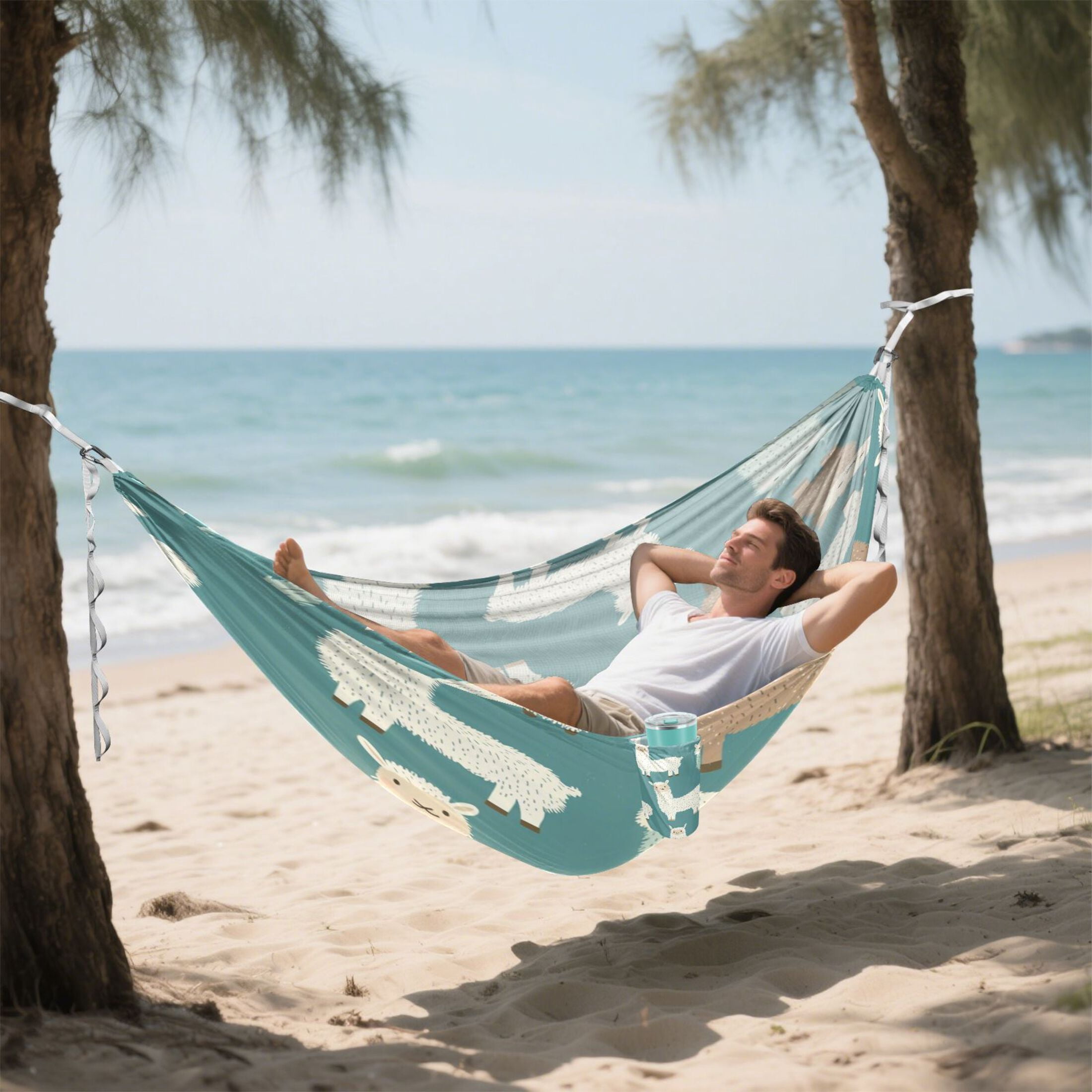 Hammock Camping Hammock Nylon Portable Hammock Travel Camping Hammock Super Cute Lamb