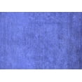 thumbnail image 1 of Ahgly Company Machine Washable Indoor Rectangle Oriental Blue Industrial Area Rugs, 2' x 5', 1 of 4