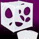 thumbnail image 1 of Herramienta de medición de caja de cubos medidor de globos de 11 agujeros para decoraciones de globos Caja medidora de globos Medidor de globos de caja perforada con punto de pegam, 1 of 5