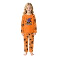 thumbnail image 2 of Halloween Family Outfits, Halloween Family Matching Pajamas Set, Spider Witch Pumpkin Broom Long Sleeve Sleepwear, Graphic Loungewear, Soft Cozy Fun Holiday Nightwear for Parties & Gatherings, 130, 2 of 7