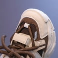 thumbnail image 4 of Linfrsh Boys Girls Sneakers Kids Lightweight Breathable Strap Athletic Running Shoes for Little Kids/Toddler(Khaki,10-10.5 Years), 4 of 7