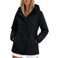 thumbnail image 2 of Windbreaker Jacket Women Spring Fall Long Sleeve Windproof Waterproof Zip Up Hooded Travel Hiking Jackets with Pockets, 2 of 5