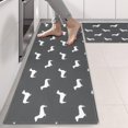 thumbnail image 2 of Kitchen Rugs Sets Of 2,Dachshund Anti Fatigue Kitchen Mat Rugs Non Slip Washable,Decorative Kitchen Floor Mats for Kitchen,Sink,Laundry,17"X47", 2 of 5
