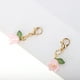 thumbnail image 5 of Accesorios de zapatos de moda, charms para agujetas en forma de hoja y flor, color rosa, 1 par, 5 of 5