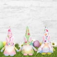 thumbnail image 2 of Riforla Easter Decoration Ornaments Rabbit Plush Doll Rudolph Doll 3PCS Multicolor_002, 2 of 8