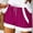 Purple, variant on CLOISE Shorts for Women with Pockets Orange L Summer Fashion Casual Loose Athletic Shorts Elastic Waisted Rope Tie Comfy Colorful Running Bermuda Shorts
