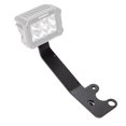 thumbnail image 2 of Go Rhino Driving/Fog Light Mounting Bracket 732345T Driving/Fog Light Mounting Bracket; Hood Mount; Textured Powder Coated; Mounts One 3 Inch Cube Lights Offset; Black; Steel; Set Of 2, 2 of 2
