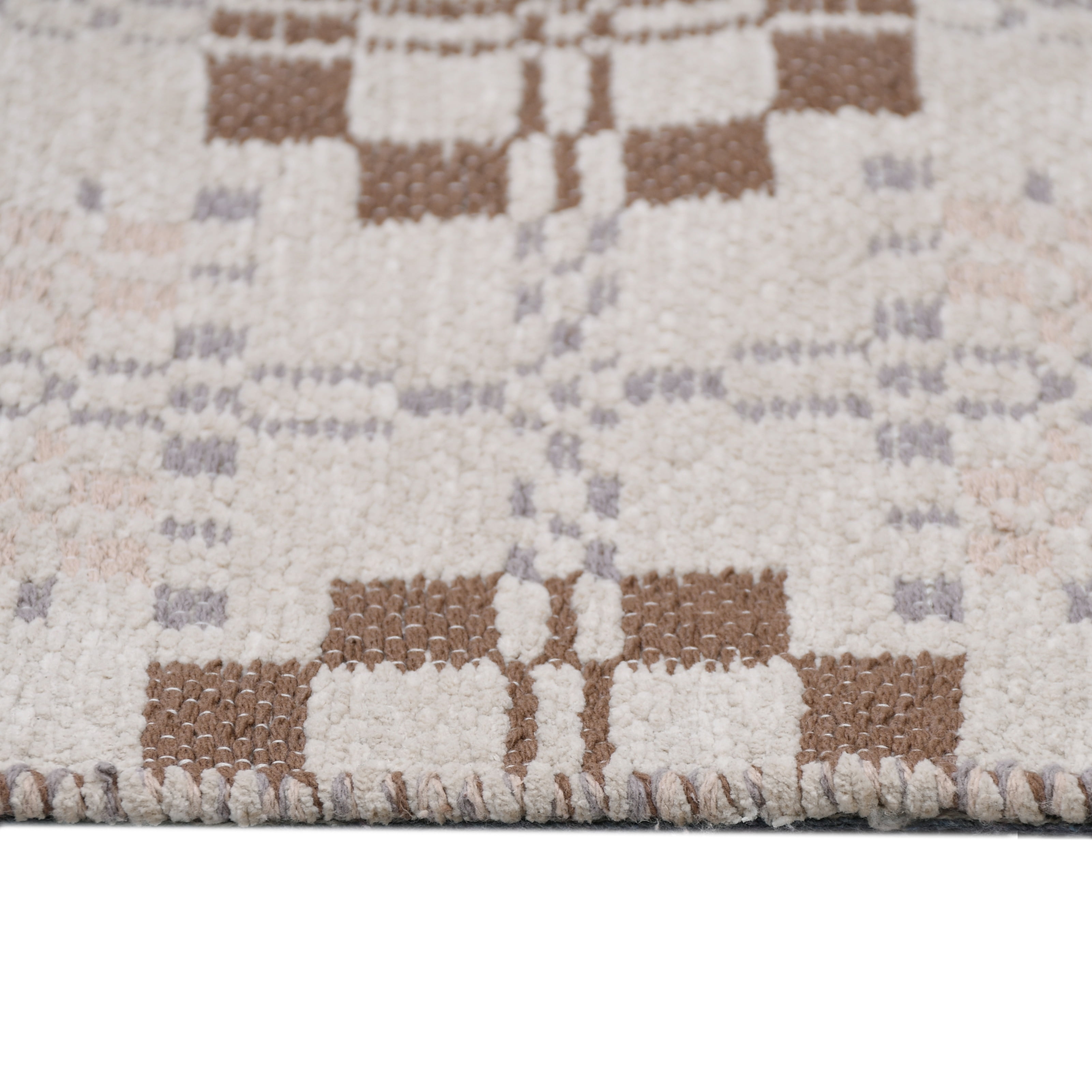 Better Homes & Gardens 30" x 46" Rhys Welsh Check Accent Rug, Beige