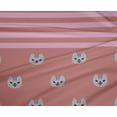 thumbnail image 4 of oneOone Tissu Polyester Lycra Rayé & Décor Animal Visage de Chat Tissu Imprimé BTY 56 Pouces de Large, 4 of 4
