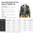 thumbnail image 5 of Uemuo Whimsical Starry Night Scene Pattern Women's Full Zip UPF 50+ Sun Protection Hoodie Jacket Long Sleeve Sun Shirt Hiking Outdoor Performance with Pockets-X-Large, 5 of 9