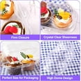 thumbnail image 6 of 50Pack 2 Compartment Cupcake Containers,Stackable Cupcake Boxes,2 Cavity Clear Cupcake Holder,Deep Dome Cupcake Carrier with Lid for Cupcakes Muffins Pies,BPA-Free, 6 of 7
