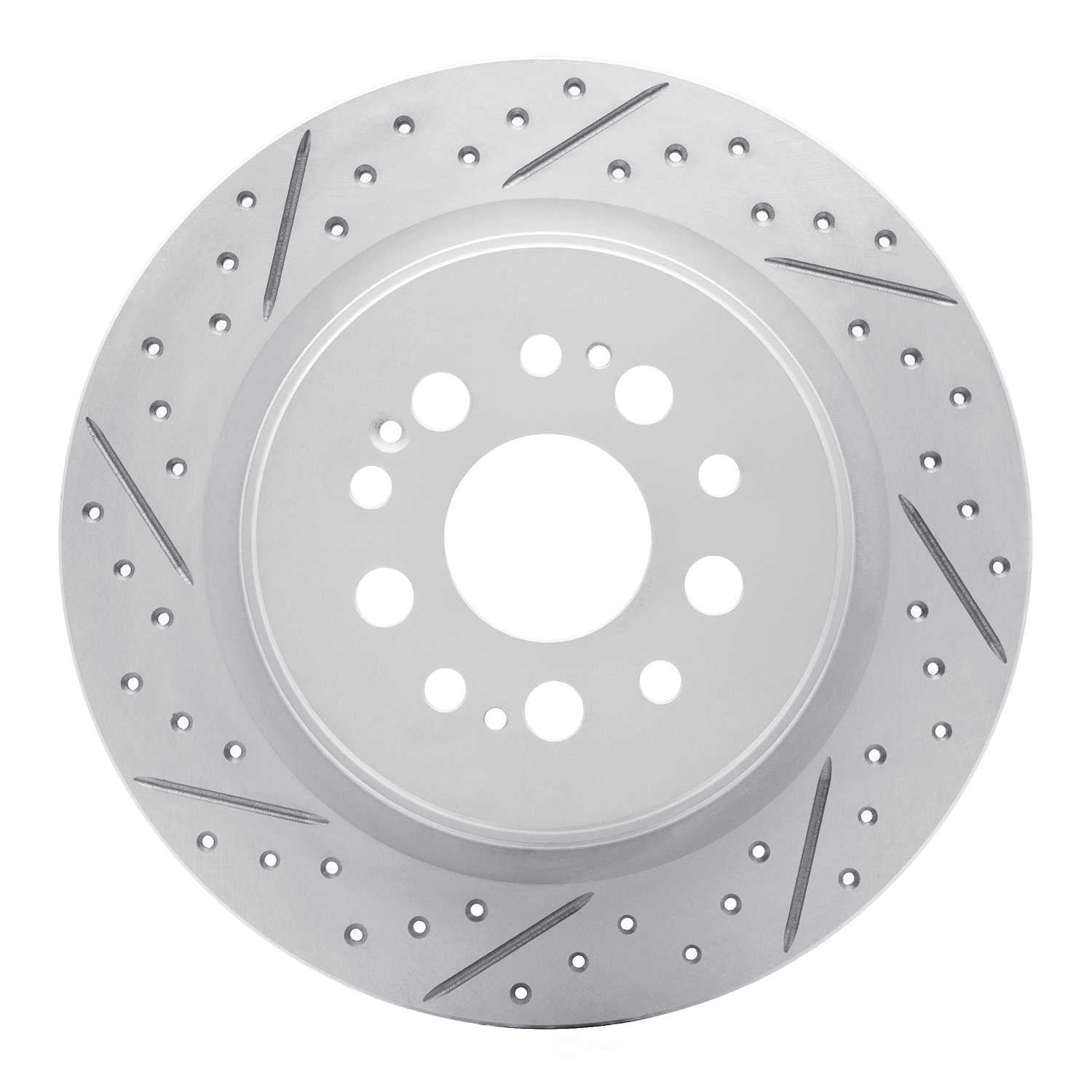 Dynamic Friction Company 830-59070L DFC Geoperformance Rotor - Drilled and Slotted