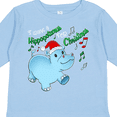 thumbnail image 4 of Inktastic I Want a Hippopotamus for Christmas Hippo in Santa Hat Boys or Girls Long Sleeve Toddler T-Shirt, 4 of 5