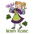 thumbnail image 3 of CafePress - Irish Rose Pajamas - Women's Dark Pajamas, 3 of 4