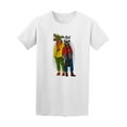 thumbnail image 1 of Elk And Raccoon Cool Pose T-Shirt Men -Image by Shutterstock, Male 4X-Large, 1 of 2