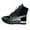Black, variant on jsaierl Autumn And Winter Models Mid-heel Casual Boots Women's Warm Mid-tube Short Boots Cotton Shoes