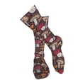 thumbnail image 4 of Pofeuu Forest Wild Mushroom Print Stockings, Adult Running Hiking Socks for Youth and Adult-One Size, 4 of 8